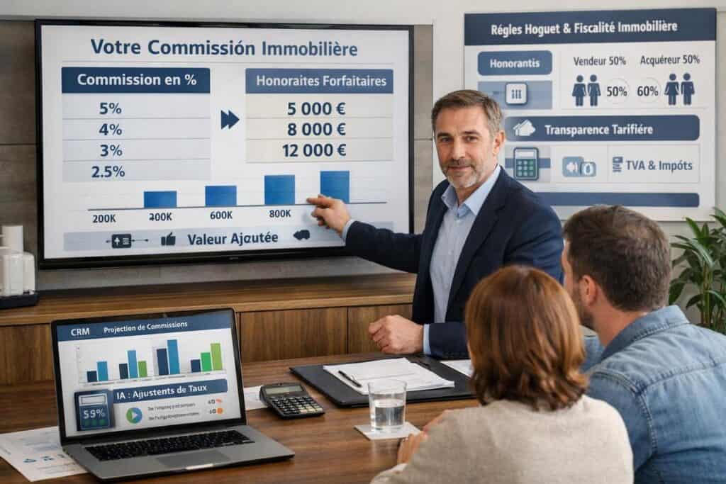 Comment fixer sa commission en tant qu’agent immobilier règles, calcul et leviers de négociation