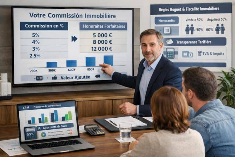 Comment fixer sa commission en tant qu’agent immobilier règles, calcul et leviers de négociation