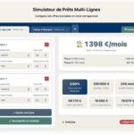 outil calculateur prêt taux moyen lignes comparateur banques
